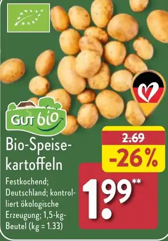 Aldi Nord Bio-Speise- kartoffeln Angebot