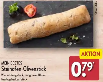 Aldi Nord MEIN BESTES Steinofen-Olivenstick Angebot