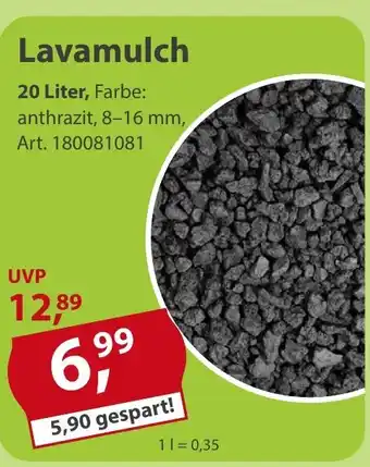 Sonderpreis Baumarkt Lavamulch 20L Angebot