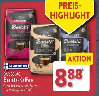 Aldi Nord BARISSIMO Barista-Kaffee 1 kg Packung Angebot