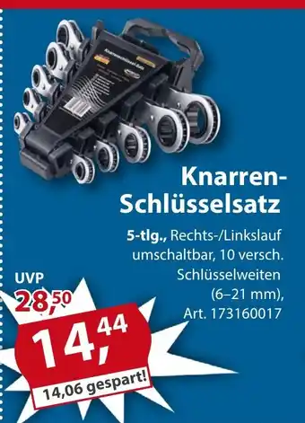 Sonderpreis Baumarkt Knarren- Schlüsselsatz Angebot