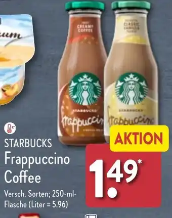 Aldi Nord STARBUCKS Frappuccino Coffee 250 ml Flasche Angebot