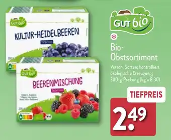 Aldi Nord GUT Bio- Obstsortiment 300 g Packung Angebot