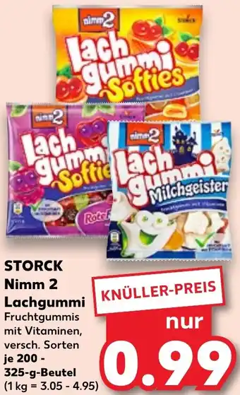 Kaufland STORCK Nimm 2 Lachgummi 200-325 g Beutel Angebot