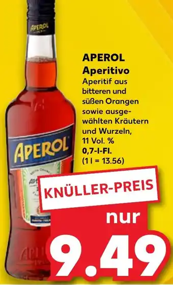 Kaufland APEROL Aperitivo 0,7 L-Fl. Angebot