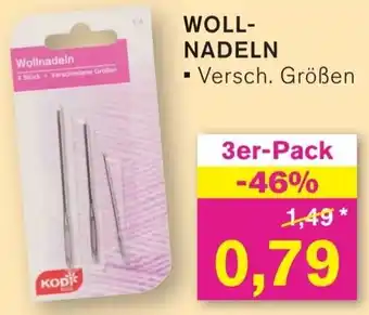 KODi WOLLNADELN 3er-Pack Angebot