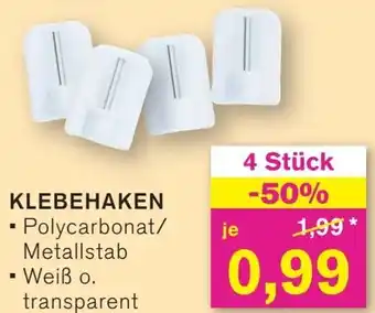 KODi KLEBEHAKEN 4 Stück Angebot