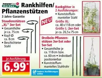 Norma Powertec Garden Rankhilfen/ Pflanzenstützen Angebot