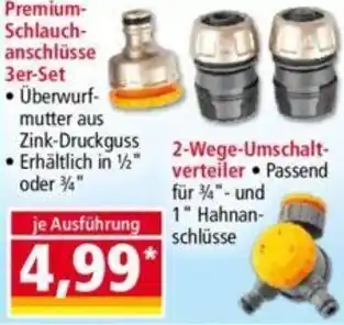 Norma Premium Schlauchanschlüsse 3er-Set Angebot