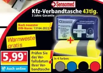 Norma Sensomed Kfz-Verbandtasche 43tlg. Angebot