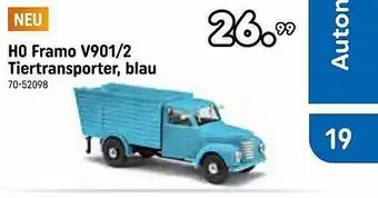 Spiele Max H0 Framo V901-2 Tiertransporter Blau Angebot