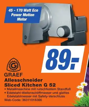 K+B Expert GRAEF Allesschneider Sliced Kitchen G 52 Angebot