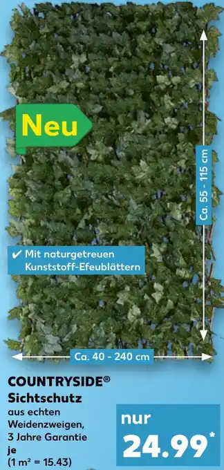 Kaufland COUNTRYSIDE Sichtschutz Angebot