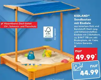 Kaufland KIDLAND Sandkasten mit Eisdiele Angebot