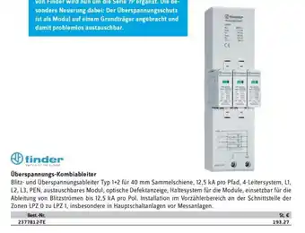 Conrad Finder überspannungs Kombiableiter Angebot