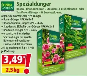 Norma FINEST GARDEN Spezialdünger 2,5kg Angebot