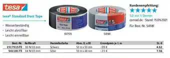 Conrad Tesa Standard Duct Tape Angebot