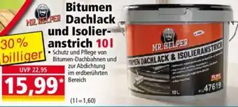 Norma MR. HELPER Bitumen Dachlack und Isolieranstrich 10 L Angebot