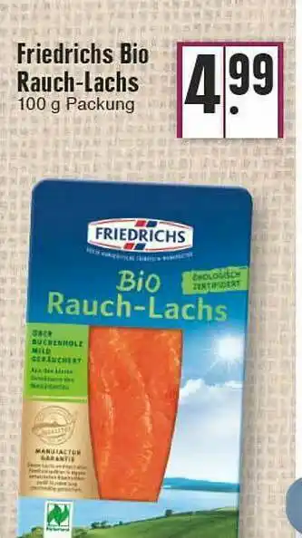 Edeka Friedrichs Bio Rauch-lachs Angebot