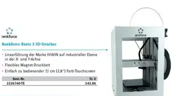 Conrad Renkforce Basic 3 3D Drucker Angebot