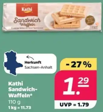 NETTO Kathi Sandwich Waffeln 110 g Angebot