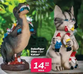 NETTO Dekofigur Dino oder Katze Angebot