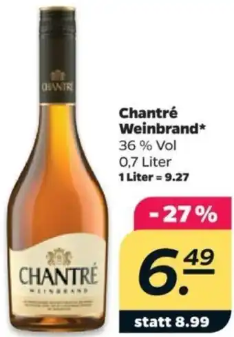 NETTO Chantré Weinbrand 0,7 Liter Angebot