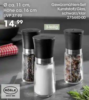 Möbel Martin RÖSLE Gewürzmühlen-Set Angebot