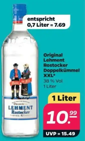 NETTO Original Lehment Rostocker Doppelkümmel XXL 1 Liter Angebot