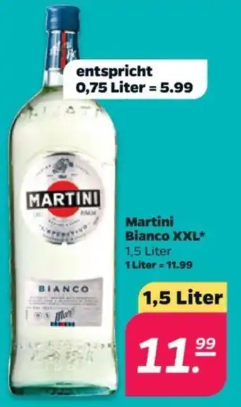 NETTO Martini Bianco XXL 1,5 Liter Angebot