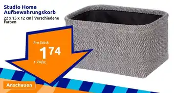 Action Studio Home Aufbewahrungskorb Angebot