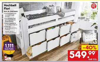 Netto Marken-Discount Relita Hochbett Flori Angebot