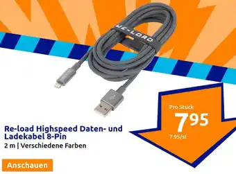 Action Re-load Highspeed Daten und Ladekabel 8-Pin Angebot