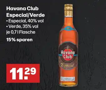 Handelshof Havana Club Especial/Verde je 0,71 Flasche Angebot