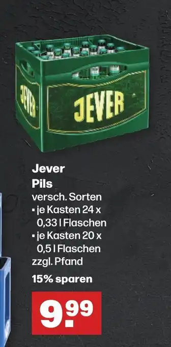 Handelshof Jever Pils versch. Sorten ▪ je Kasten 24 x 0,33 | Flaschen ▪ je Kasten 20 x 0,5 | Flaschen Angebot