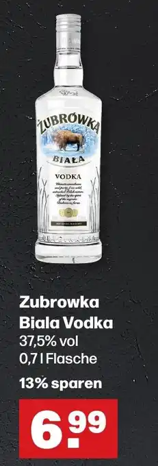 Handelshof Zubrowka Biala Vodka 37,5% vol 0,71 Flasche Angebot