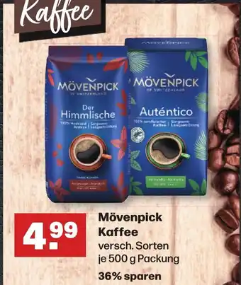 Handelshof Mövenpick Kaffee versch. Sorten je 500 g Packung Angebot