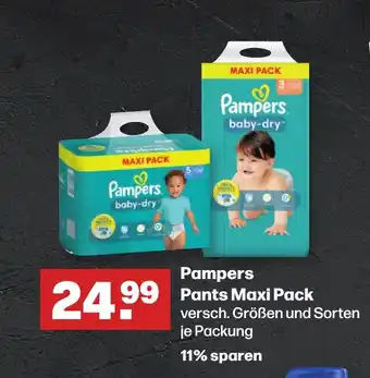 Handelshof Pampers Pants Maxi Pack versch. Größen und Sorten je Packung Angebot