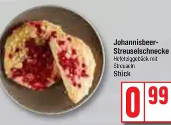 Edeka Johannisbeer- Streuselschnecke Angebot