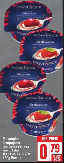 Edeka Mövenpick Feinjoghurt 150 g Becher Angebot