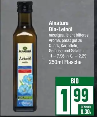 Edeka Alnatura Bio-Leinöl 250 ml Flasche Angebot