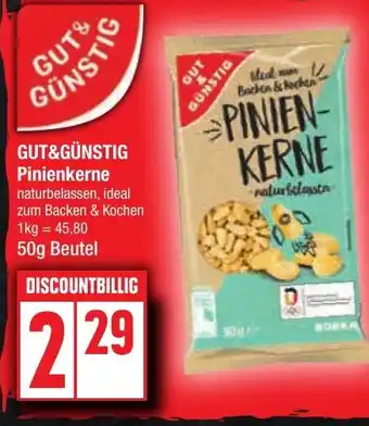 Edeka GUT&GÜNSTIG Pinienkerne 50g Beutel Angebot