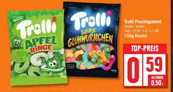 Edeka Trolli Fruchtgummi 150 g Beutel Angebot