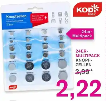 KODi 24er Multipack Knopfzellen Angebot