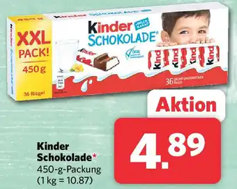 Combi Kinder Schokolade 450 g Packung Angebot