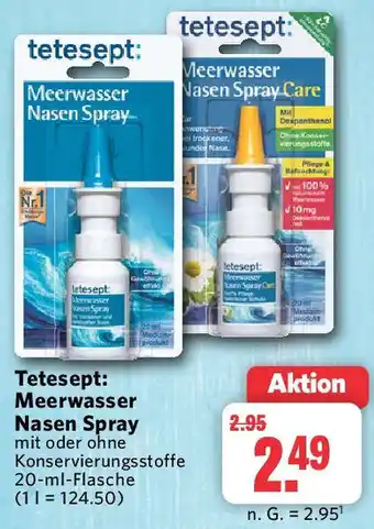 Combi Tetesept: Meerwasser Nasen Spray 20 ml Flasche Angebot