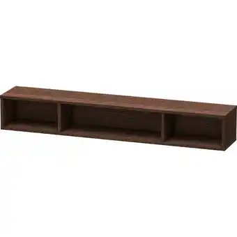 ManoMano L-Cube Regalelement, Breite 800mm, Tiefe 140mm, horizontal, 3 Fächer, Farbe: Kastanie Dunkel Dekor - LC120005353 - Duravit Angebot