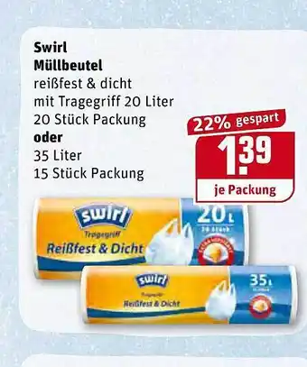 REWE Swirl Müllbeutel Angebot