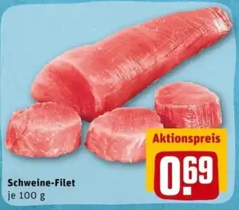 REWE PETZ Schweine Filet 100g Angebot