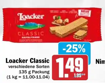 Hit Loacker Classic 135 g Packung Angebot